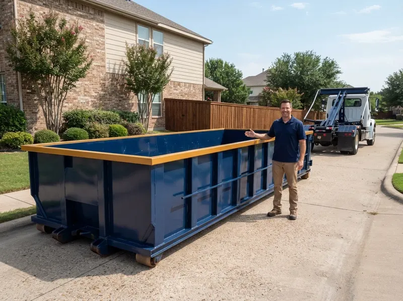 20-Yard Dumpster Rental in Plano, TX